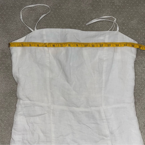 & Other Stories White Linen Sleeveless Dress - Picture 4 of 4